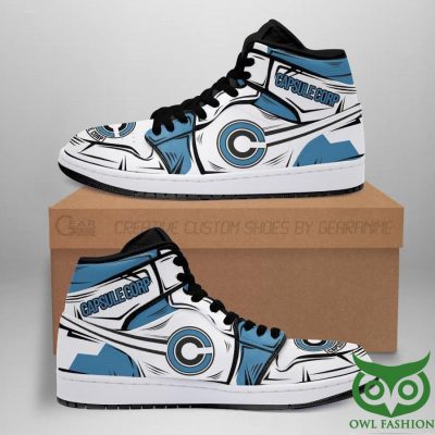 Capsule Corp Dragon Ball Z Air Jordan High Top Shoes Replica