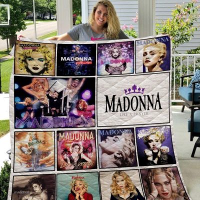 Madonna Albums Quilt Blanket V5