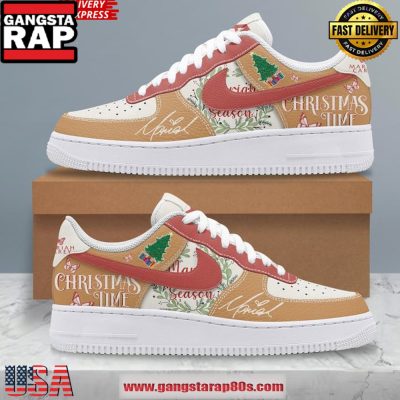 Mariah Carey Christmas Time Limited Edition Air Force 1 Running Sneakers
