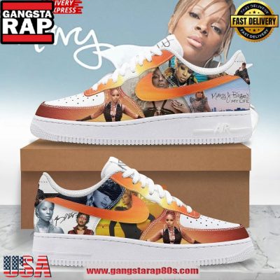 Mary J. Blige Limited Edition Nike Air Force 1 Sneakers Shoes