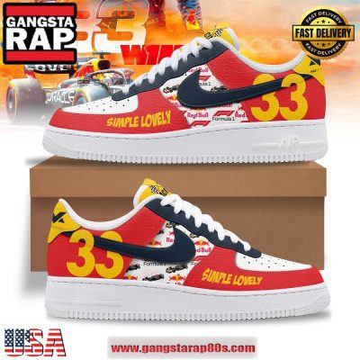 Max Verstappen Simple Lovely F1 Racing Air Force 1 Running Sneakers Shoes