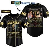 Megadeth Custom Name 40th Anniversary 1983 2023 Baseball Jersey 1223.jpg - demo10