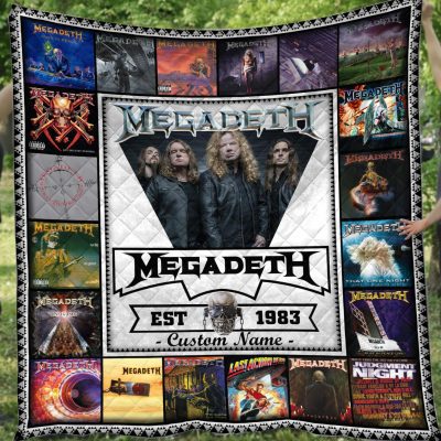Megadeth EST 1983 Custom Name Quilt Blanket