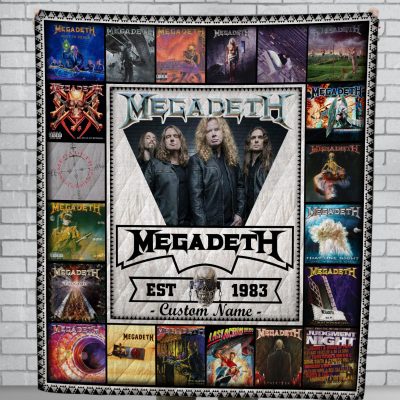 Megadeth EST 1983 Custom Name Quilt Blanket