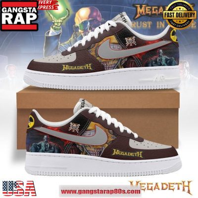 Megadeth Rust in Peace Limited Edition Air Force 1 Running Sneakers Shoes