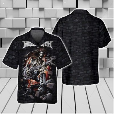 Megadeth Wake Up Dead Hawaiian Shirt