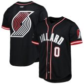 NBA Portland Trail Blazers Custom Name Number Black Baseball Jersey