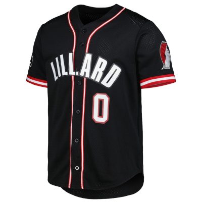 NBA Portland Trail Blazers Custom Name Number Black Baseball Jersey