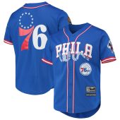 NBA Philadelphia 76ers Blue Baseball Jersey