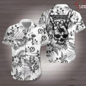 Metallica Tropical Flower Hawaiian Shirt