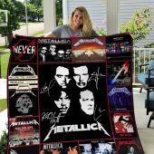Metallica Members Albums Sign Quilt Blanket