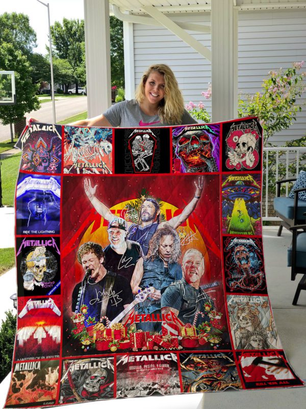 Metallica Special Christmas Collection Quilt Blanket Metallica Special Christmas Collection Quilt Blanket