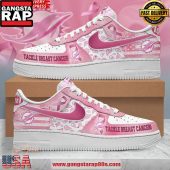Miami Dolphins Tackle Breast Cancer Air Force 1 Running Sneakers Shoes