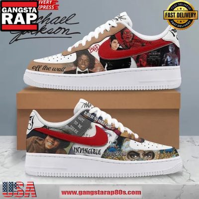 Michael Jackson The Albums Limited Edition Air Force 1 Sneakers Shoes