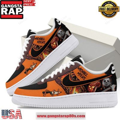 Michael Myers Horror Limited Edition Air Force 1 Running Sneakers Shoes