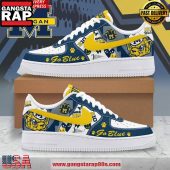 Michigan Wolverines Go Blue Limited Edition Air Force 1 Running Sneakers Shoes