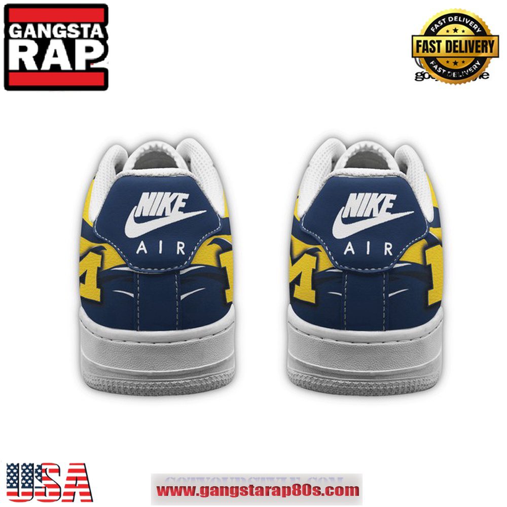 Michigan Wolverines Limited 2024 Edition Air Force 1 Running Sneakers Shoes Michigan Wolverines Limited 2024 Edition Air Force 1 Running Sneakers Shoes