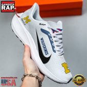 Custom Name Michigan Wolverines New Design Air Force 1 Shoes Running Sneakers