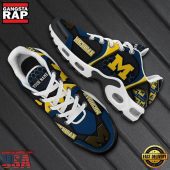 NFL Custom Name Michigan Wolverines Max Plus Shoes - Running Sneakers