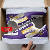 NFL Custom Name Minnesota Vikings Super Bowl Air Force 1 Shoes Sneakers