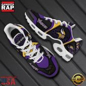 NFL Custom Name Minnesota Vikings Max Plus Shoes - Running Sneakers