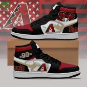 MLB Arizona Diamondbacks Limited Custom Air Jordan High Top
