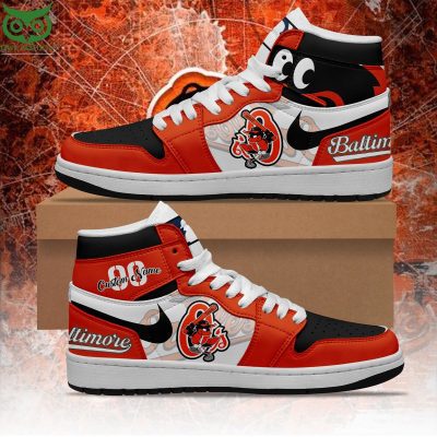 MLB Baltimore Orioles Limited Custom Air Jordan High Top