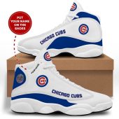 MLB Chicago Cubs Custom Name Air Jordan 13 Shoes For Men And Women