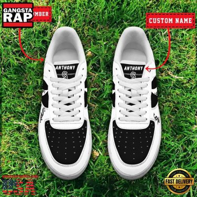 MLB Chicago White Sox Custom Name Number New Design Air Force 1 Shoes Sneaker