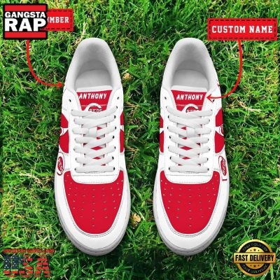MLB Cincinnati Reds Custom Name Number New Design Air Force 1 Shoes Sneaker