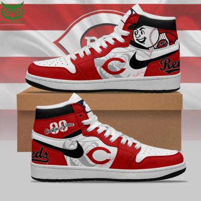 MLB Cincinnati Reds Limited Custom Air Jordan High Top