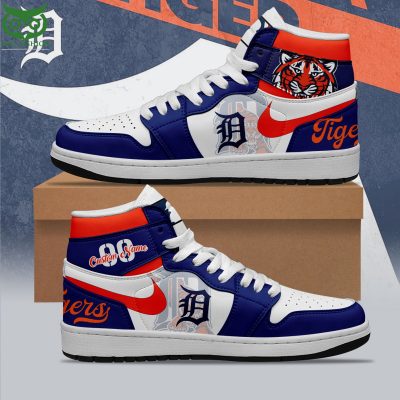MLB Detroit Tigers Limited Custom Air Jordan High Top