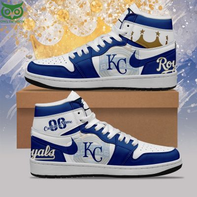 MLB Kansas City Royals Limited Custom Air Jordan High Top