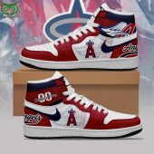 MLB Los Angeles Angels Limited Custom Air Jordan High Top