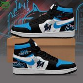 MLB Miami Marlins Limited Custom Air Jordan High Top