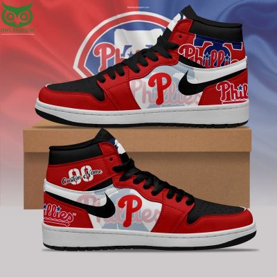 MLB Philadelphia Phillies Limited Custom Air Jordan High Top