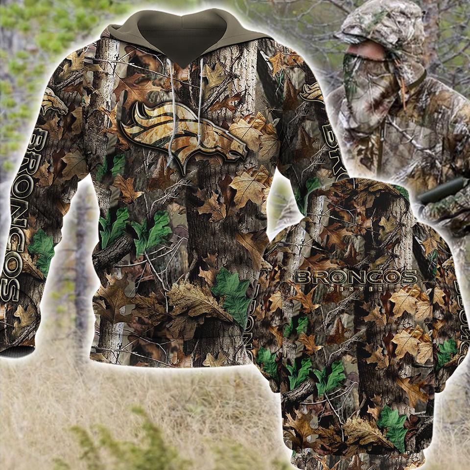 NFL Denver Broncos Special Forest Pullover Hoodie V2 NFL Denver Broncos Special Forest Pullover Hoodie V2