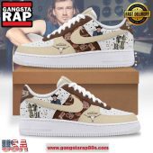 Morgan Wallen Cowboy Limited Edition Air Force 1 Running Sneakers Shoes