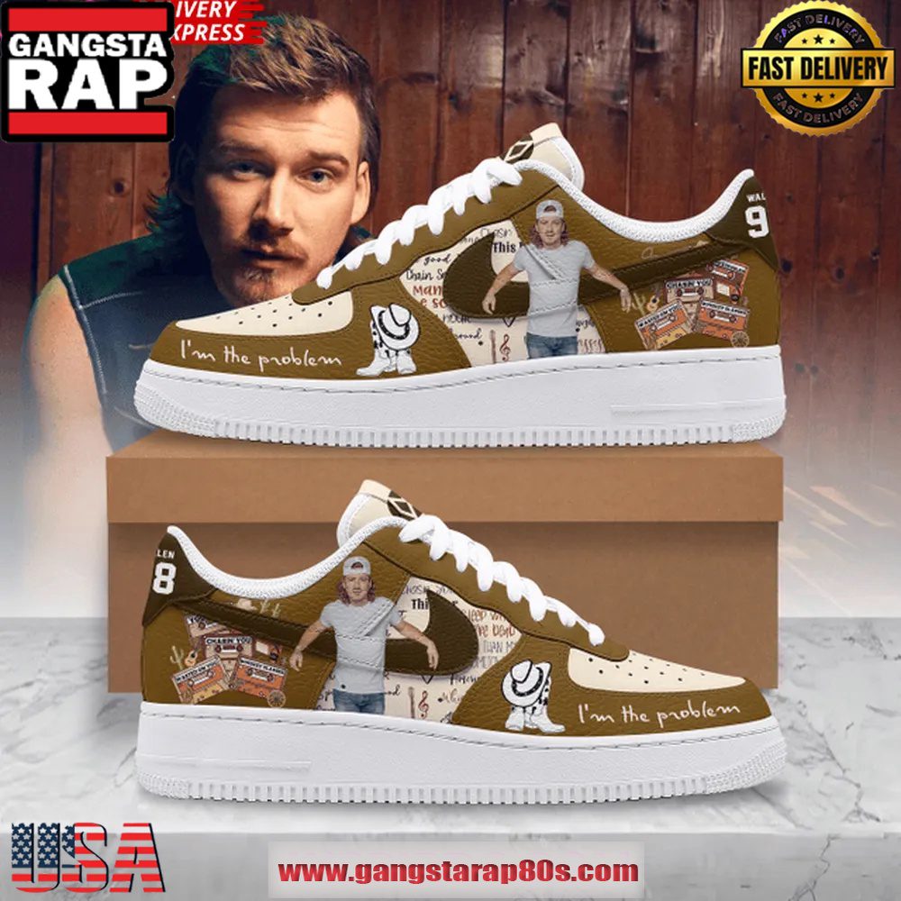 Morgan Wallen Problem Limited Edition Nike Air Force 1 Sneakers Shoes Morgan Wallen Problem Limited Edition Nike Air Force 1 Sneakers Shoes