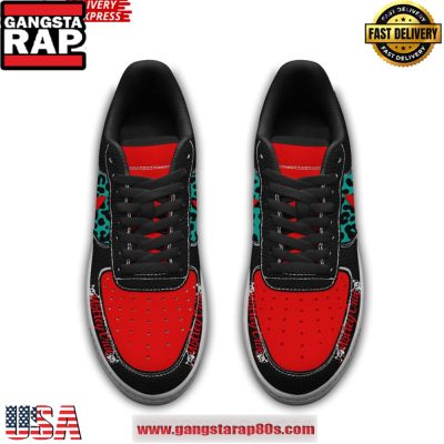 Motley Crue Limited Edition Air Force 1 Running Sneakers Shoes