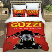 Moto Guzzi Red Bedding Set