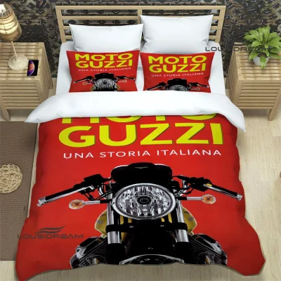 Moto Guzzi Red Bedding Set