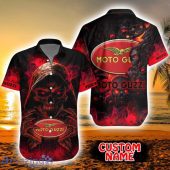 Moto Guzzi Skull Hawaiian Shirt