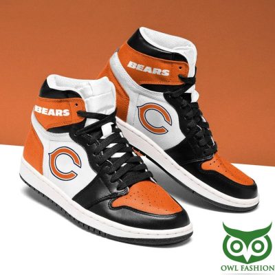 Chicago Bears Team Logo AJ High Top Sneaker Boots