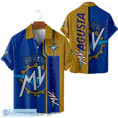MV Agusta Custom Text Logo Hawaiian Shirt
