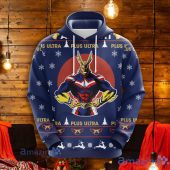 MY HERO ACADEMIA All Might Ugly Christmas Pullover Hoodie