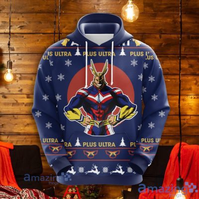 MY HERO ACADEMIA All Might Ugly Christmas Pullover Hoodie