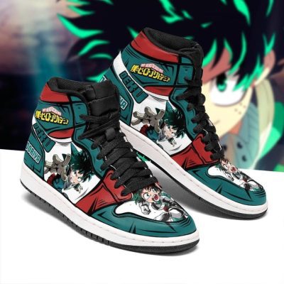 MY HERO ACADEMIA Izuku Midoriya Deku Air Jordan 1 High Sneakers