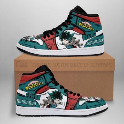 MY HERO ACADEMIA Izuku Midoriya Deku Air Jordan 1 High Sneakers