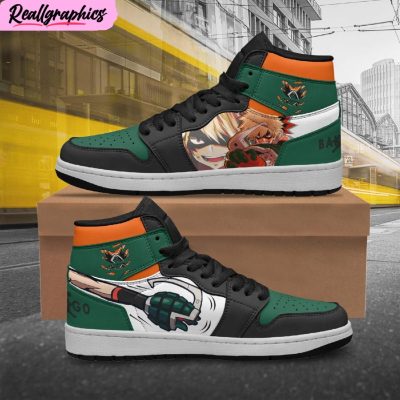 MY HERO ACADEMIA Katsuki Bakugo Limited Edition Air Jordan 1 High Sneakers